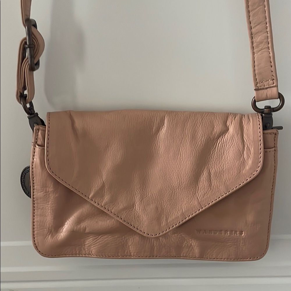 Wanderers Pink Petite Marseille Crossbody Bag with Envelope Flap